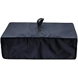 Amerbtech 対応： Brother PRIVIO DCP-J528N / DCP-J928N-W /DCP-J1800N/ MFC-J739DN / キヤノン Canon PIXUS TS3530 カバー プリンターカバー プリンター 保護ケース 防塵カバー ナイロン 防水素材 46CMX36CMX15CM(ブラック）