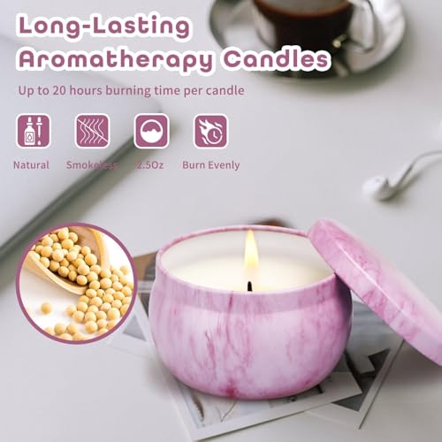 Velas Aromáticas Perfumadas de Regalos para Mujeres,8 Piezas Juegos de Vela Cera de Soja 100% Natural,Regalo de Día de la Madre,Cumpleaños,Aniversario,San Valentín,Navidad,Boda - imagen 10
