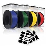Scatola di conservazione con filamento per stampante 3D, 4 pezzi, per filamenti di stampa ...