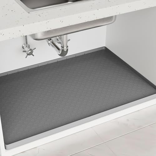 34" x 22" Under Sink Mat Waterproof,Sink Protector for Kitchen Or...