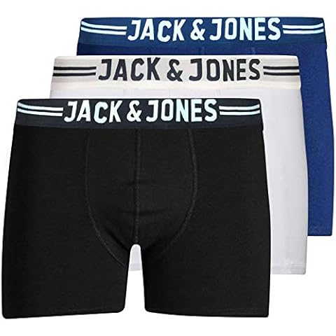 3 Pack Jack & Jones Boxer Shorts Men Branded Designer Short Underpants Men New, Random, XL Cover