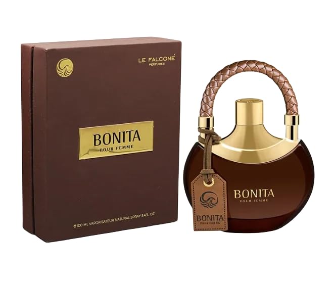 BYBONITA Pour Femme Eau De Parfum, Natural Spray, 100 ML, Women's Fragrance, Luxury Perfume with Braided Handle