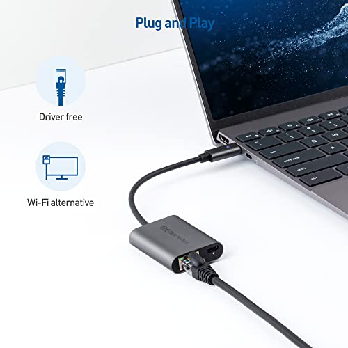 Cable Matters USB Type C LAN有線アダプター 2.5Gbps超高速通信 2 in 1 USB-C 2.5G有線LANアダプター 100W PD急速充電 201453 の商品画像 3