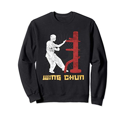 Wing Chun Dummy cinese Kung Fu Martial Arts Fighter Felpa