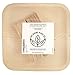 The Giving Plate Co - Palm Leaf Plates 10 inch - Compostable Forks & Knives Included - Biodegradable Party Supplies - Better than Bamboo Plates - Pressed Leaf Plates