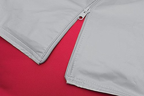 Protective Covers Inc. Modular Sectional Sofa Cover, Corner Piece With 90 Degree Back, 40" W x 40"D x 32"H, Gray - 1252