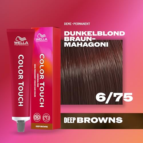 Coloration Color Touch Deep Browns 675 Blond Acajou Wella 60ml - vue 3