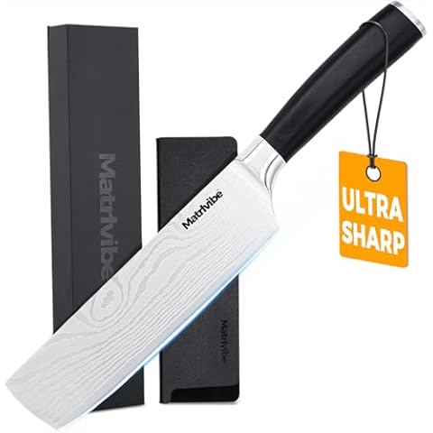 MATRLVIBE Nakiri 7” High Carbon Steel Knife Cover