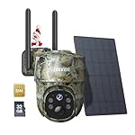 iZEEKER 4G LTE Cámara de Caza Solar, Cámara de Fot...: Conxion a 4G LTE & ofrece 300MB de datos de prueba: La caméra de chasse iG500 ne prend en charge que le réseau 4G. Il peut se connecter automatiquement au signal 4G le plus puissant à proximité, vous permettant ainsi d'observer les animaux sauvages à...
