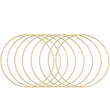 ドリームキャッチャーDIYクラフト リングフープ リームキャッチャーリングのフープ 金属リング 10CM 丸い金属 フープ 壁掛け飾り 車飾り DIY 工芸品 風鈴 花輪 捕夢網など適用 5