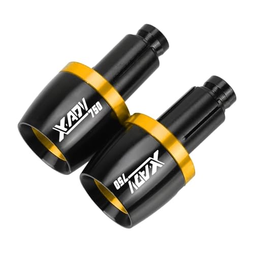 Puños manillar XADV 750 extremos con tapa contrapeso deslizante para motocicleta todo el año
