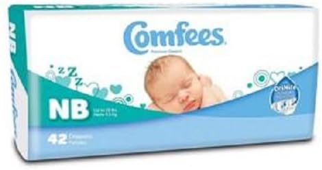 Alimed Comfees Baby Diapers Newborn (Pack of 42)