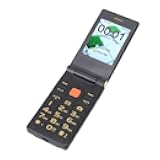 Bewinner Smart Flip Phone Unlocked Cell Phone - Dual Screen 2G Long Standby Dual SIM Cell for Seniors, 4800mAh Battery, Voice Broadcast Flip Mobile (Black)