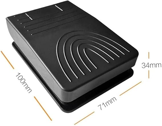 USB Single Foot Pedal Optical Switch Control One Key Program Computer Keyboard Mouse Game Action HID