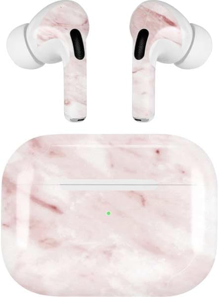 Skinit Decal Audio Skin Compatible with Apple AirPods Pro - Pink Marble Design