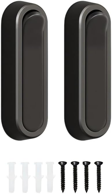 2 Pack Wall Hook, Foldable Coat Hook in Gold and Black, Space-Saving Hanger with Screws, 2.8 x 0.9 Inch (Gold)
