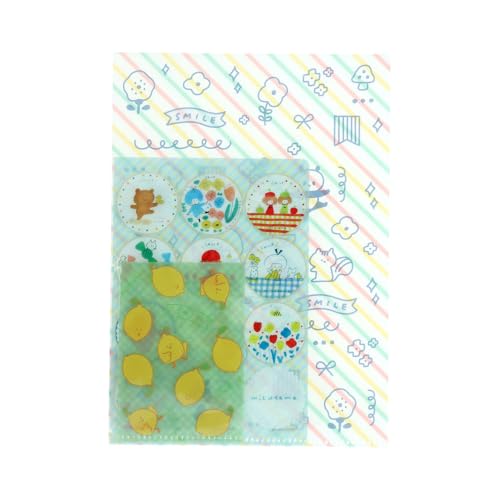 �T���X�^�[����(Sun-Star Stationery) mizutama �O�b�Y �N���A�t�@�C�� 3���Z�b�g ���C�g�u���[+�~���g�O���[�� S2176335