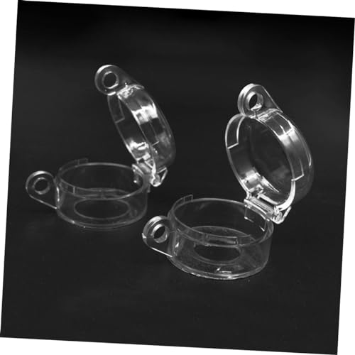 Cubierta protectora de interruptor impermeable y transparente para botón de parada 6