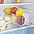 Glad Plastic Refrigerator Organizer Bin – Clear Stackable Fridge/Freezer Storage Container, 14.5” x 4.2” x 4”