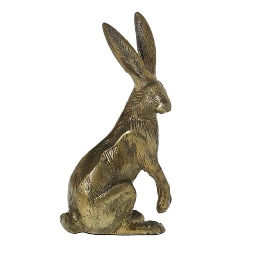 The Barrington Garage Standing Bunny Rabbit 7" Cast Metal Figurine,