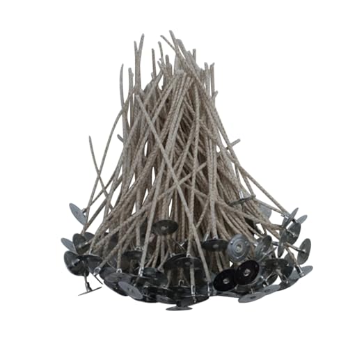 Kit de 100 mechas enceradas para hacer velas con base