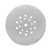 kwb Disco de lija K 120 para lijadora de cuello largo, 225 mm de diámetro, revestimiento de estearato, perforado con velcro