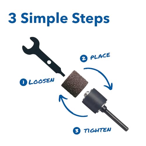 Image of Dremel 770B-01 1 /4 in. (6.4 Mm) 60, 120 & 240 Grit Sanding Band Variety Kit