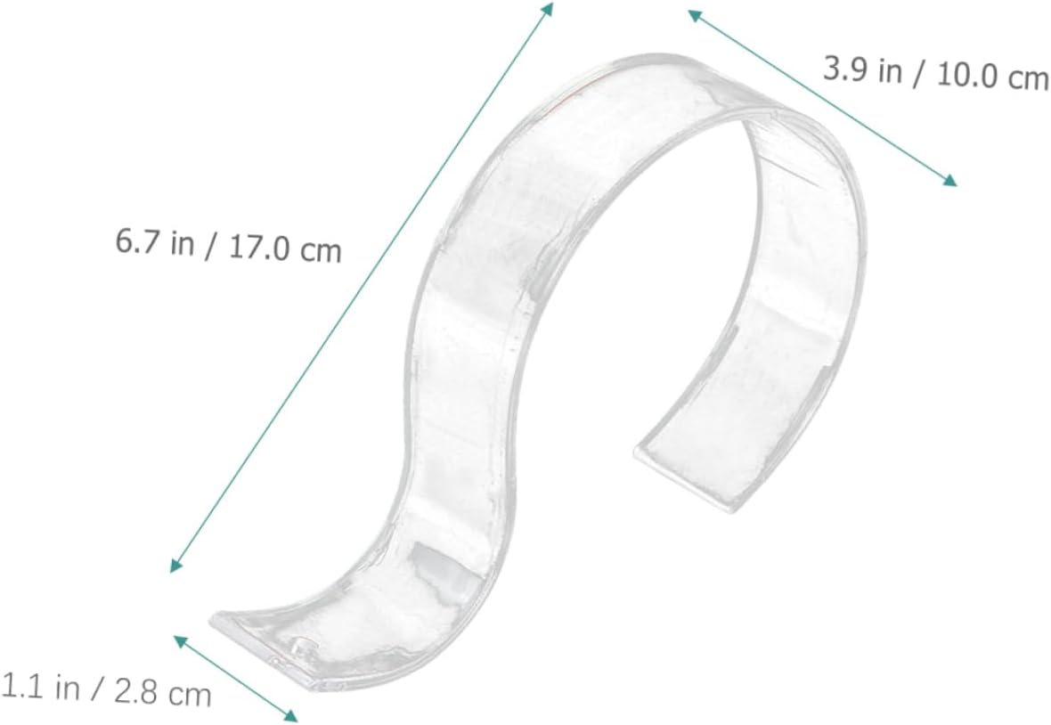 Ciieeo 15pcs Acrylic Belt Display Stands Belt Holder Organizer for Men and Women for Closet and Store Display Compact Design for Safe and Stylish Storage