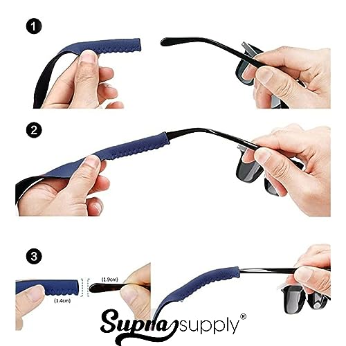 Cordinha Segurança Neoprene Óculos Esporte Náuticos Flutante cor:Azul Marinho