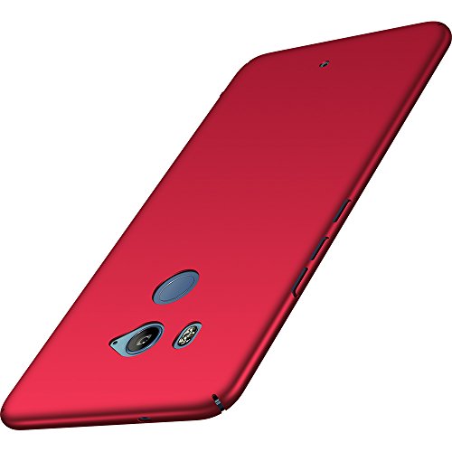 Anccer HTC U11 Plus Case [Colorful Series] [Ultra-Thin] [Anti-Drop] Premium Material Slim Full Protection Cover for HTC U11+ 2017 (Not Fit for HTC U11)-Smooth Red