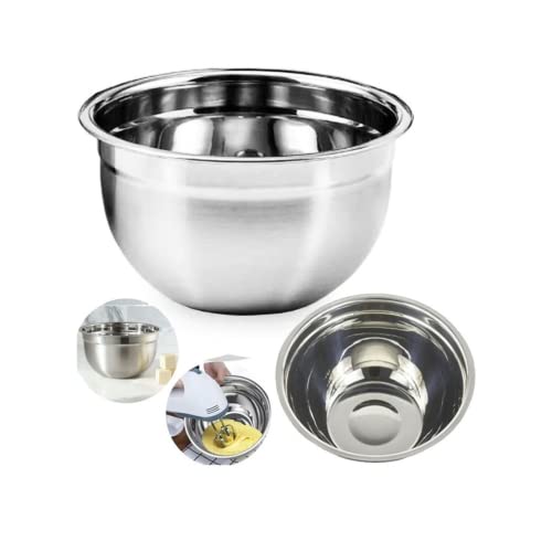 KIT 6 Tigelas Bowl Aço Inox Funda Multiuso Medidora