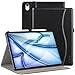Ztotop for iPad Pro 12.9 Case 2018, Leather Folio Stand Case Smart Cover for 2018 iPad Pro 12.9-inch 3rd Generation (Supports iPad Pencil Charging) with Auto Sleep/Wake Strap Pocket - Black