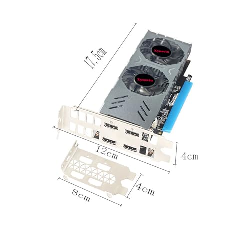 Image of GeForce GT740 2G Graphics Card,GPU Support HDMI 4 Monitor Output Computer Low Profile Video Card，tarjeta grafica (GT740 2G 4HDMI)