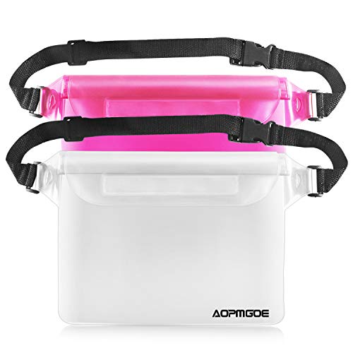 inxxmix IPX8 Waterproof Pouch with Waist Strap (2Pack)|Waterproof Phone Pouch Kept Cell Phone