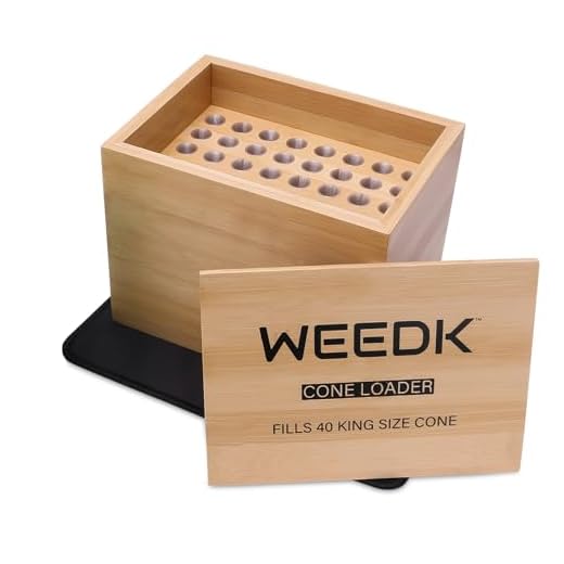 WEEDK cone filler – Fast & Efficient Pre-Roll Filling Machine | Bump Box for 40 king size Cones