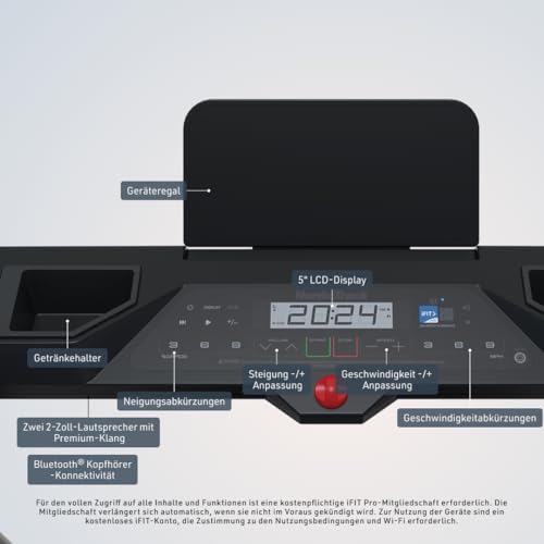 NordicTrack T Series 5 Laufband, einzigartige Größe, Schwarz