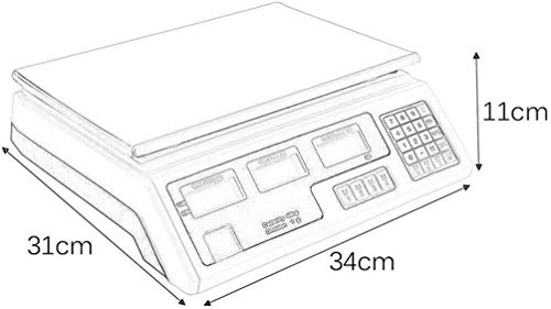 Báscula electrónica de alta precisión 30kg miniatura 4