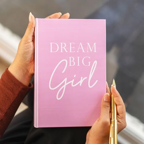 Image of Undated Daily Planner & Organizer | Dream Big Girl Pink | A5 Hardcover with Goal Setting Pages | 100 GSM,260 Pages | 2-Page Daily Layout for Planning & Notes | Activity Tracker