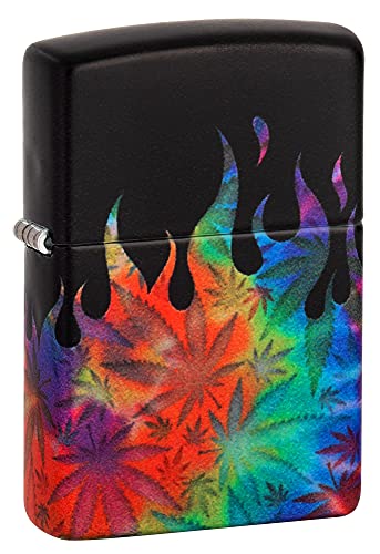 Zippo 540 Flame Leaf Design Pocket Lighter