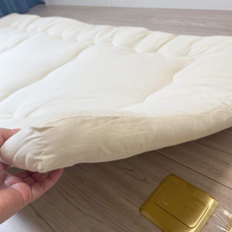 Ultimative japanische Futon-Matratze, Premium-Shikibuton-Bodenmatratze für bequemen und stützenden Schlaf, traditionelles Tatami-Bett mit Bio-Baumwoll-Füllung, faltbar, platzsparendes Design (70 x 200