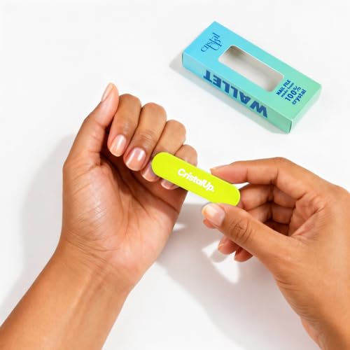 Cristal UP Mini Glass Nail File for Wallet Pocket Travel Manicure