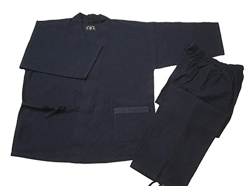 桑野新研産業『久留米紬織作務衣』