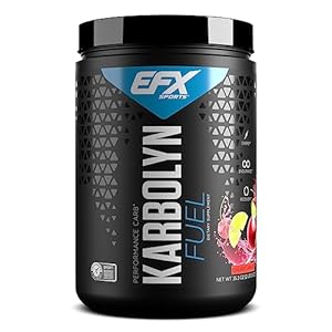 EFX Sports Karbolyn Fuel | Fast-Absorbing Carbohydrate Powder | Carb Load, Sustained Energy, Quick Recovery | Stimulant Free | 18 Servings (Cherry Limeade)