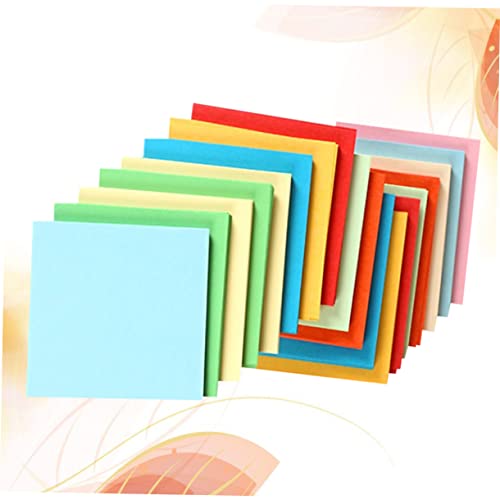SEWACC 500 Pçs Papel Colorido Para Papel De Origami Para Papel De Corte De Papel Artesanal Papel De