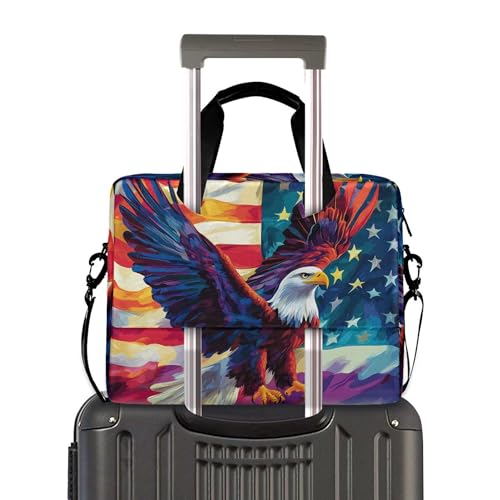Funda maletín para portátil bandera americana águila miniatura 3