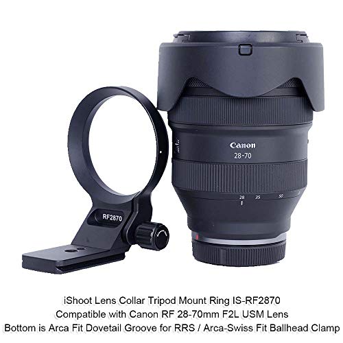 iShoot Metal Tripod Mount Ring Lens Collar Compatible with Canon RF 28-70mm f/2L USM - Image 2