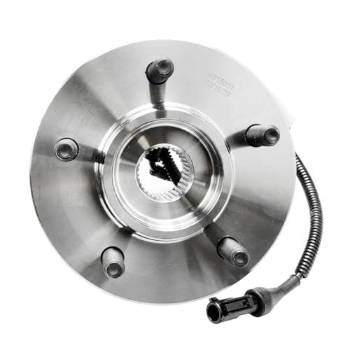 Image of Detroit Axle - 4WD Front Wheel Bearing Hubs for 2000-2002 Ford Expedition Lincoln Navigator, 2 Wheel Bearing & Hubs Assembly Set 2001 Replacement