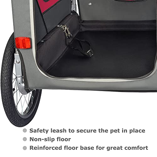 Doggyhut Original Large Fahrradanhänger & Hundebuggy 2 in 1 für Hunden bis 35kg Hundeanhänger Jogger Hundewagen mit Feststellbremse Tiggo 80405