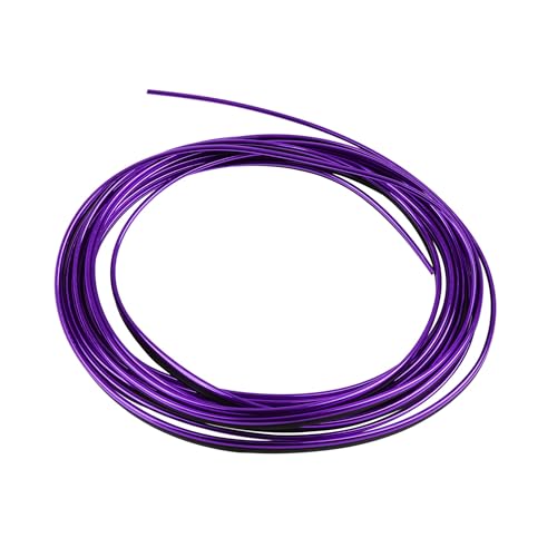Tira de borde para coche de 5 metros: elimina la sobriedad interior con un cromado morado
