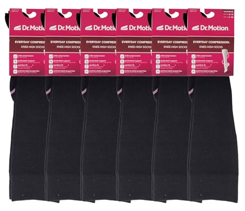 Image of Women's Compression Socks Therapeutic Graduated (Pack of 6 Pairs)